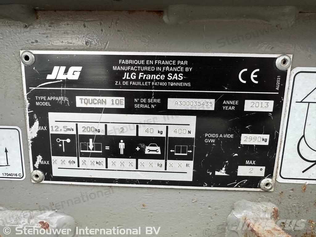 JLG Toucan 10E Piattaforme cingolate, Piattaforme a ragno e Montacarichi