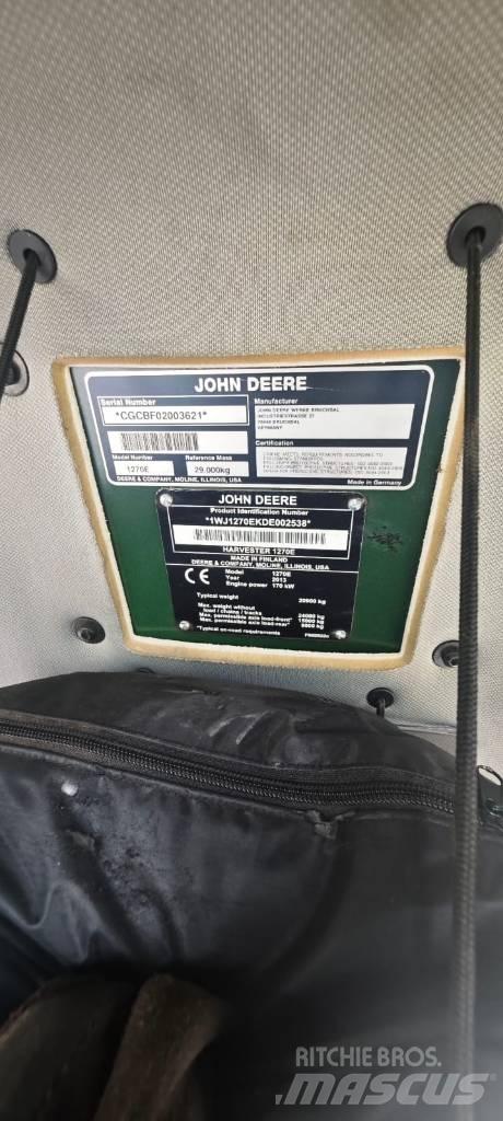 John Deere 1270 E Abbattitrici, Disboscatrici