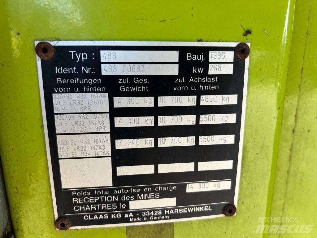 CLAAS Jaguar 840 Trince semoventi