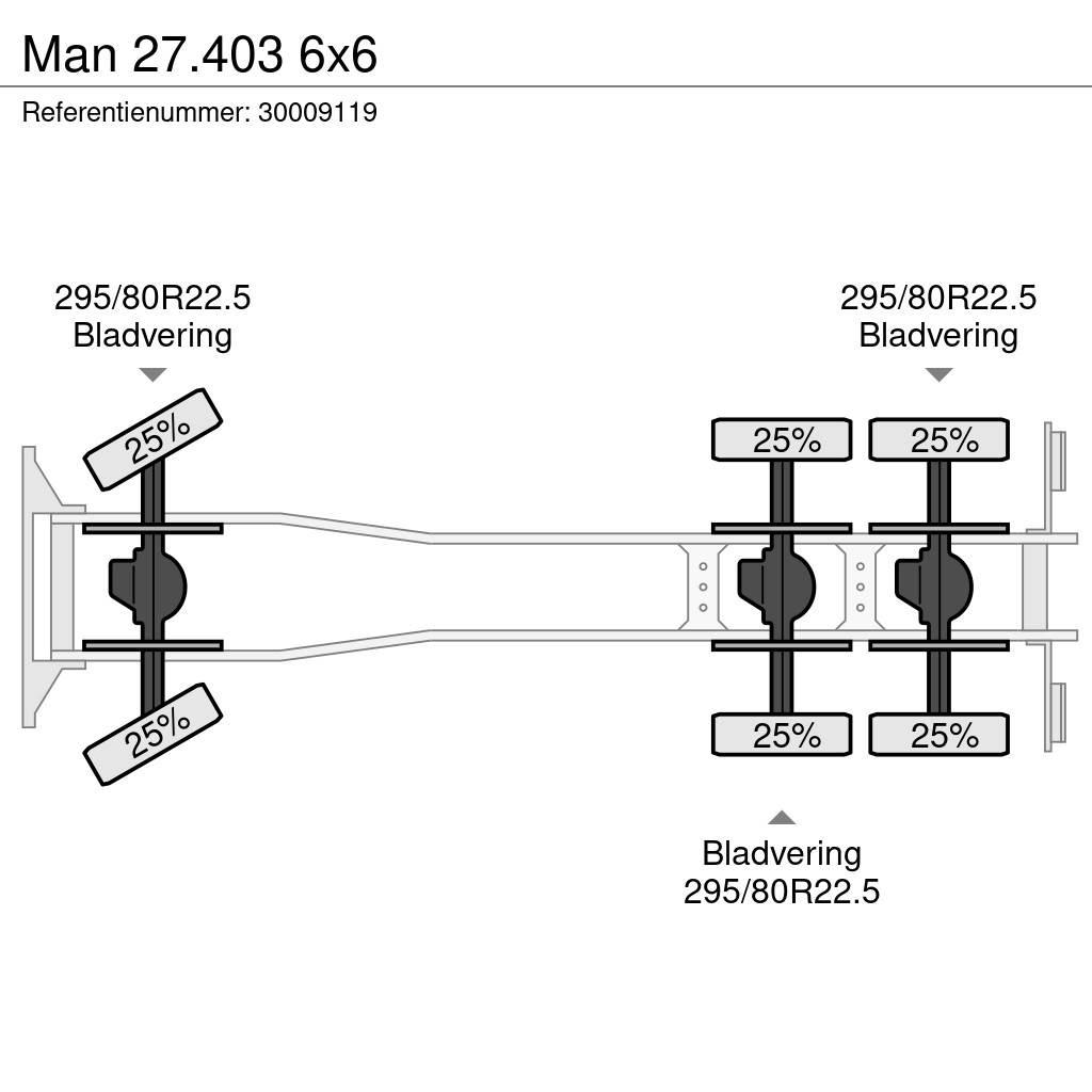 MAN 27.403 6x6 Autocabinati