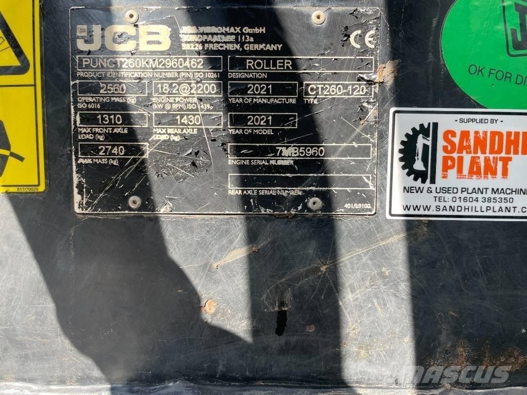 JCB CT 260-120 Rulli a doppio tamburo