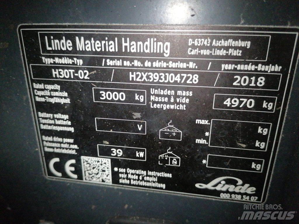 Linde H30T-02 Carrelli elevatori GPL