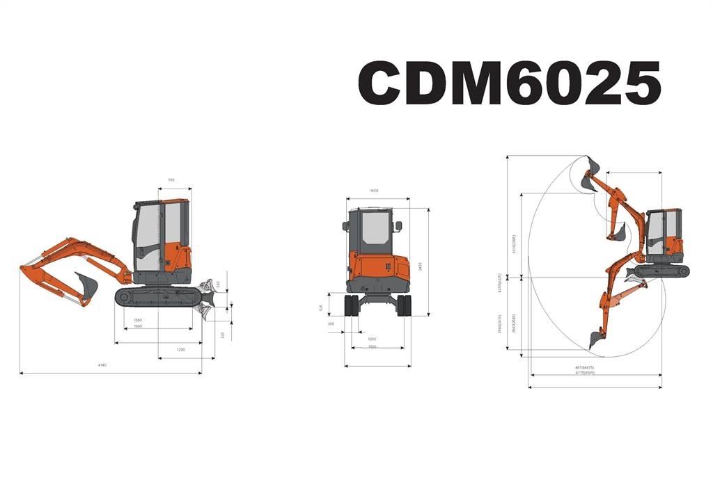 Lonking CDM6025 Miniescavatori
