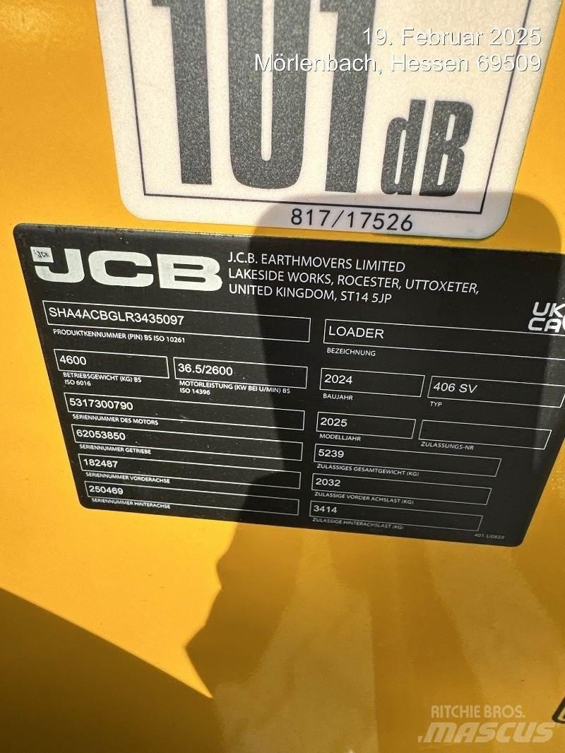 JCB 406 Pale gommate
