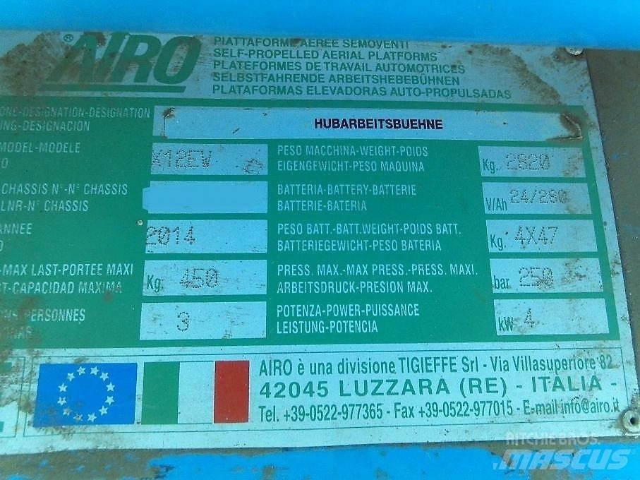 Airo X 12 EW Piattaforme a pantografo