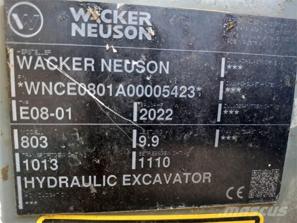 Wacker Neuson 803 Escavatori cingolati