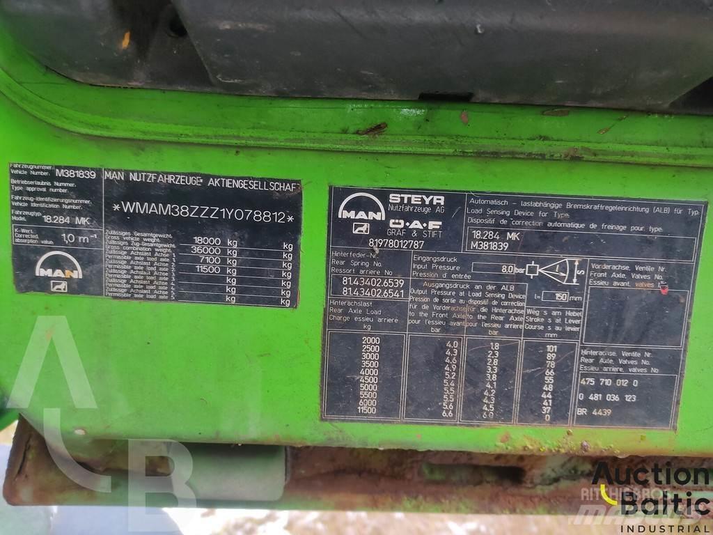 MAN 18.284 Camion con cassone scarrabile