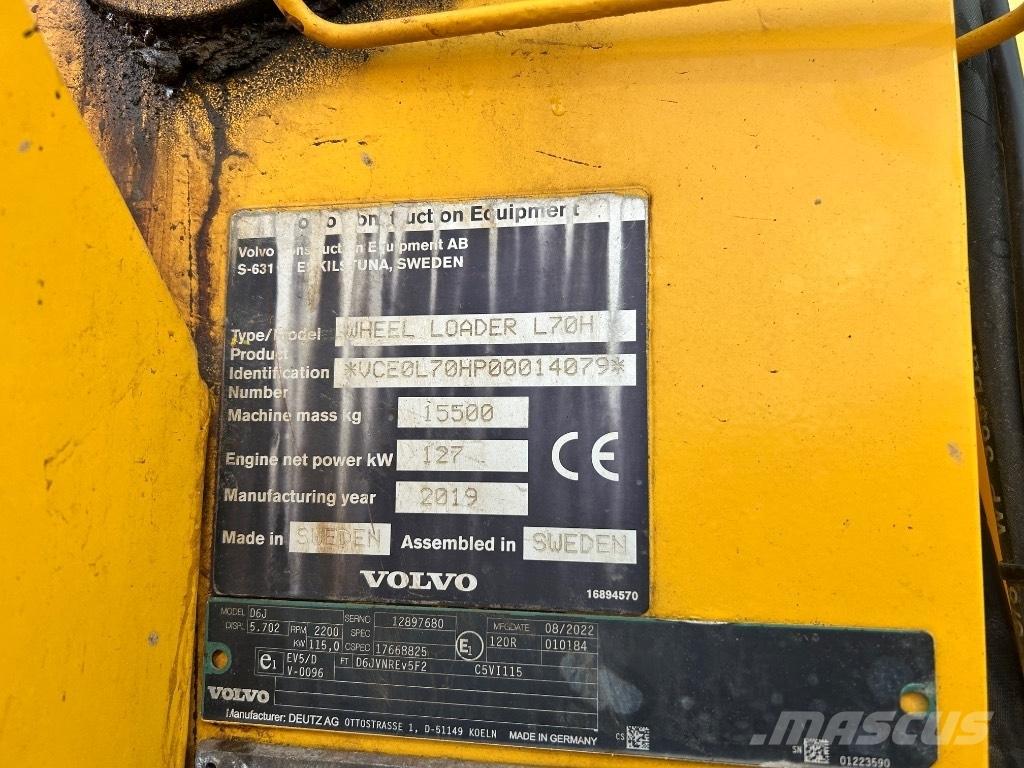 Volvo L 70 H Pale gommate