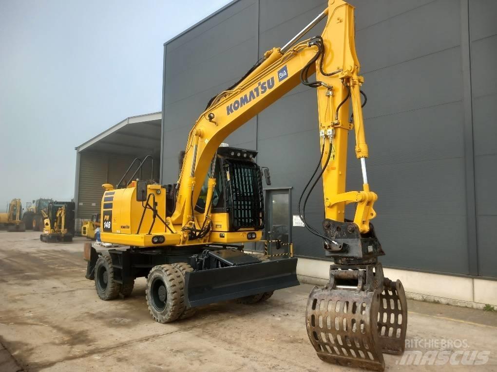 Komatsu PW148-10 Escavatori gommati