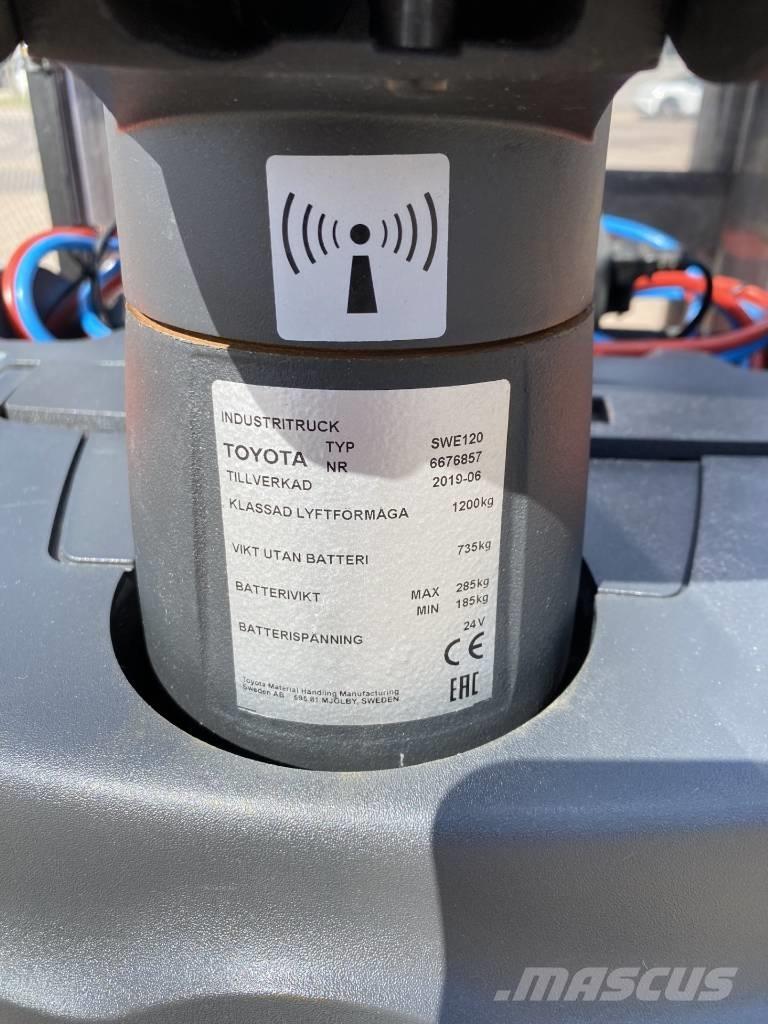 Toyota SWE 120 Transpallet uomo a terra