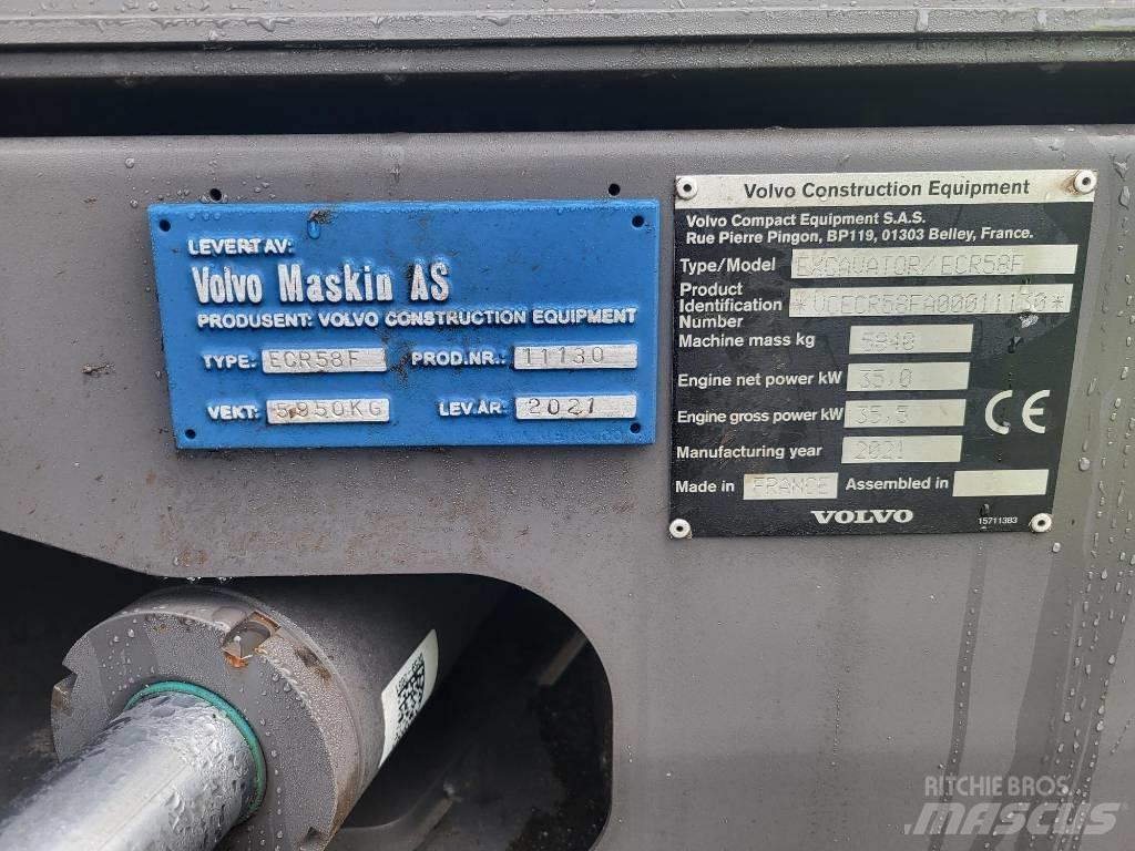 Volvo ECR58F Escavatori medi 7t - 12t