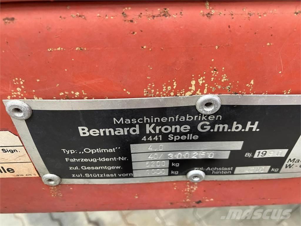 Krone Optimat 4.0 Spargiletame