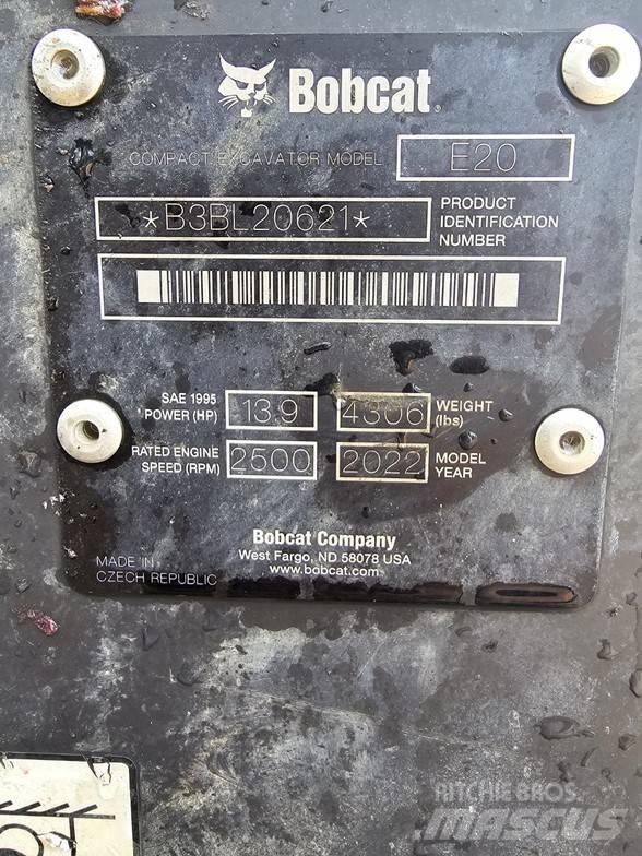 Bobcat E20 Miniescavatori