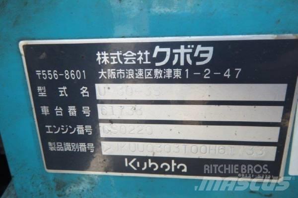 Kubota U-30-3S Miniescavatori