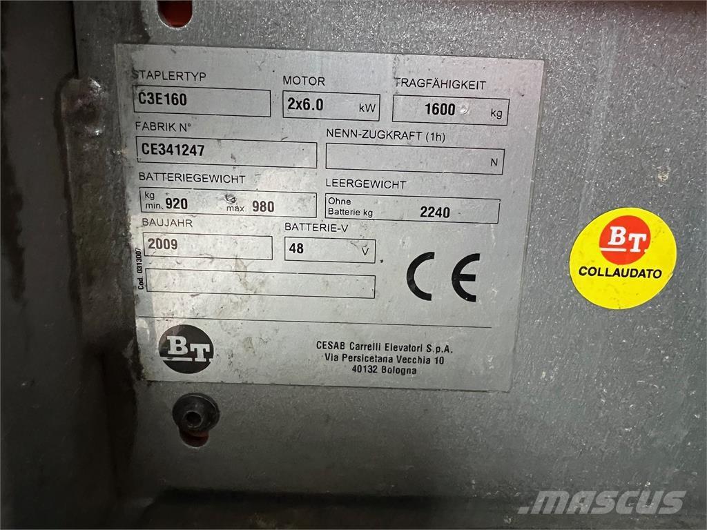 BT C3E160 Carrelli elevatori elettrici