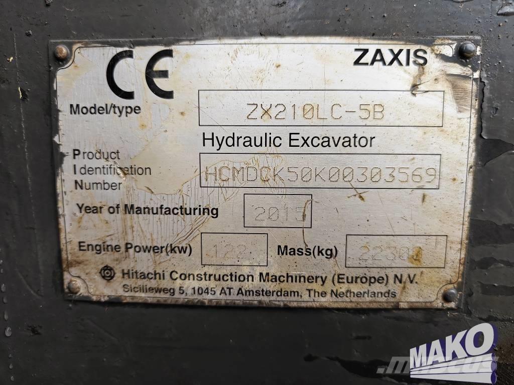 Hitachi ZX 210 LC-5B Escavatori cingolati