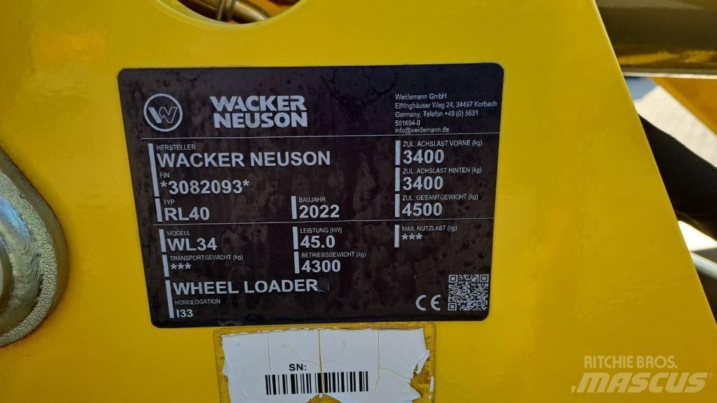 Wacker Neuson WL34 Pale gommate