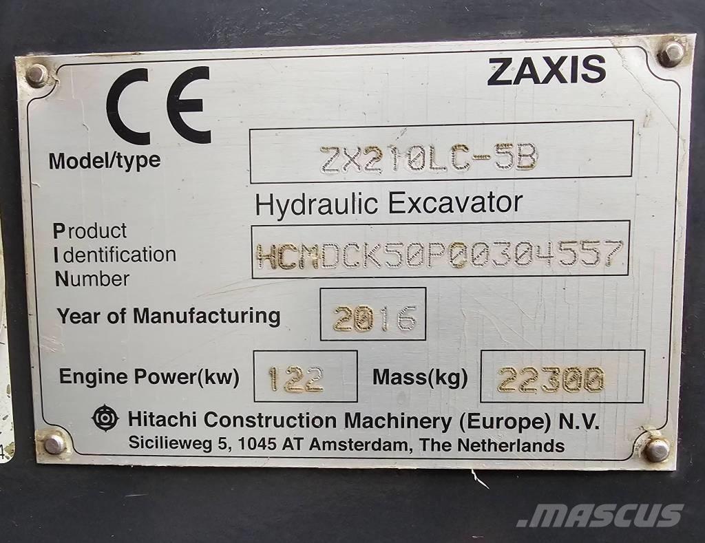Hitachi ZX 210 LC-6 Escavatori cingolati