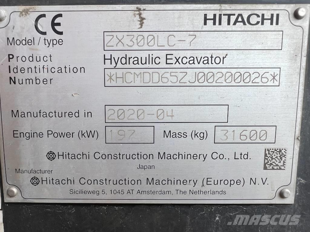 Hitachi ZX 300 LC-7 Escavatori cingolati