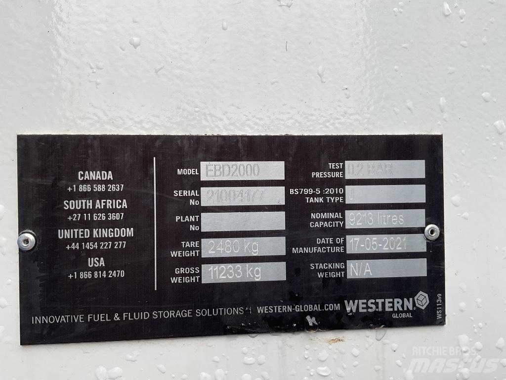 Western EBD2000 Serbatoi per carburante e additivi