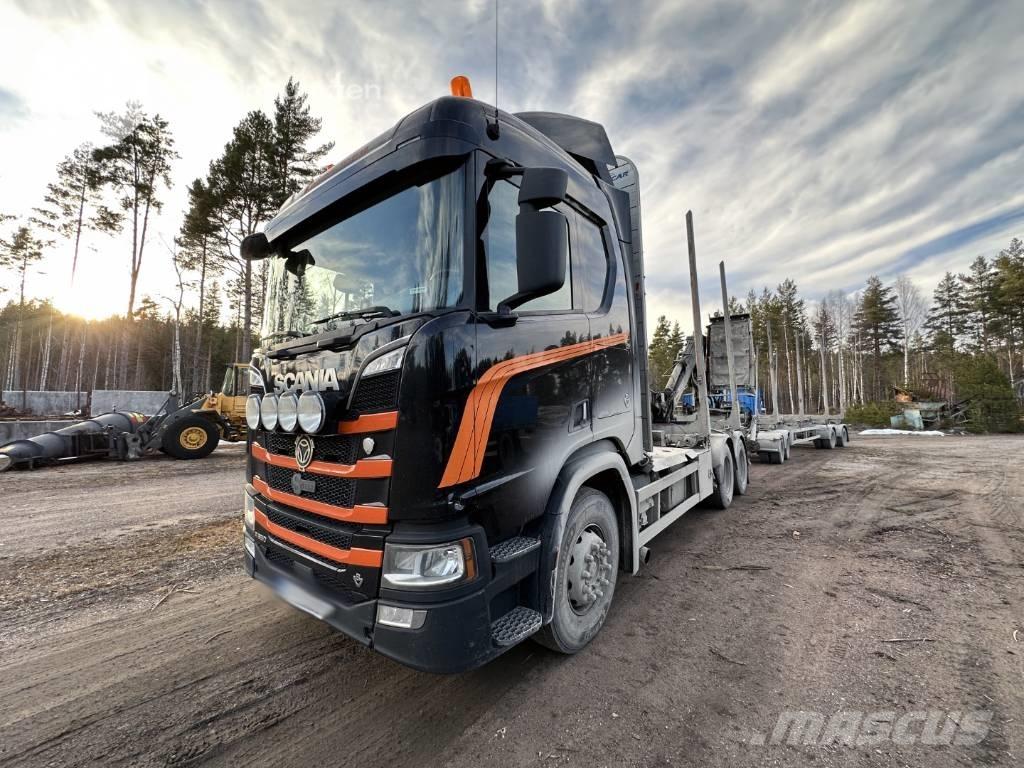 Scania R 650 Ekipage Camion trasporto legname