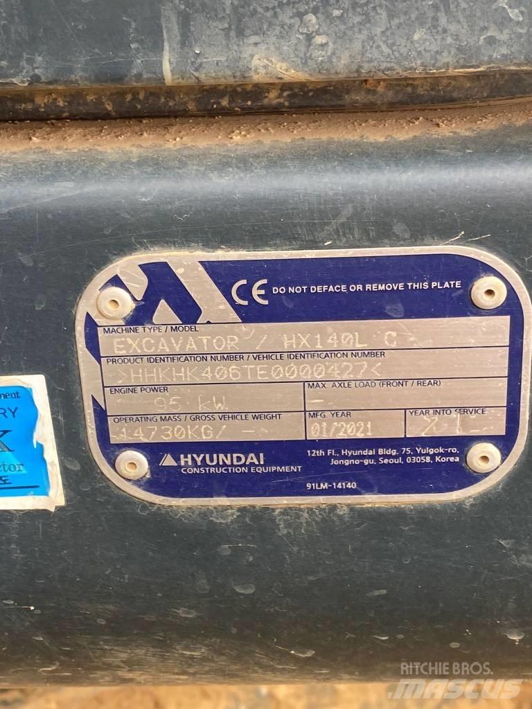 Hyundai HX140LC Escavatori cingolati