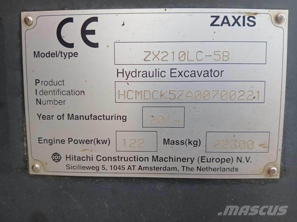 Hitachi ZX 210 LC-5B Escavatori cingolati