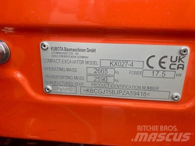 Kubota KX027-4 Miniescavatori