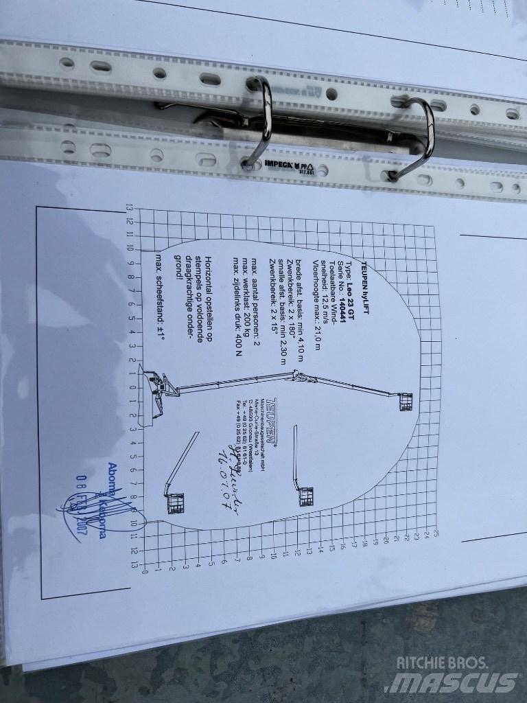 Teupen Leo 23 GT Piattaforme a braccio articolato