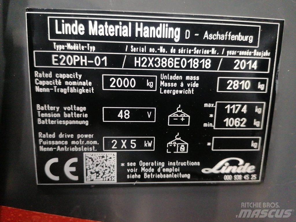 Linde E20PH-01 Carrelli elevatori elettrici