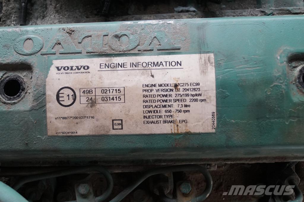 Volvo D7C 275 USED Motori