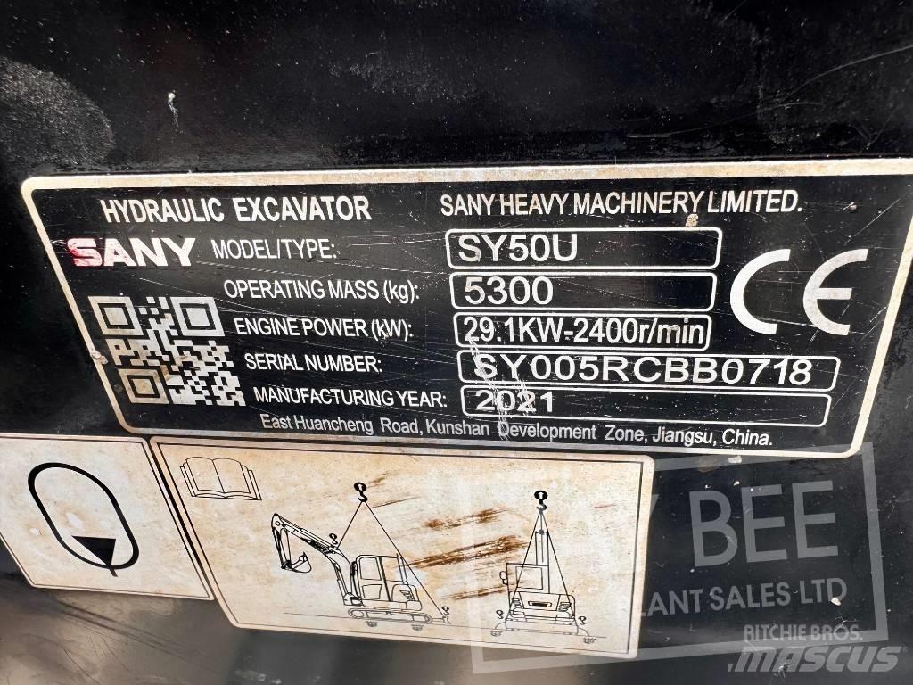 Sany SY 50 U Miniescavatori