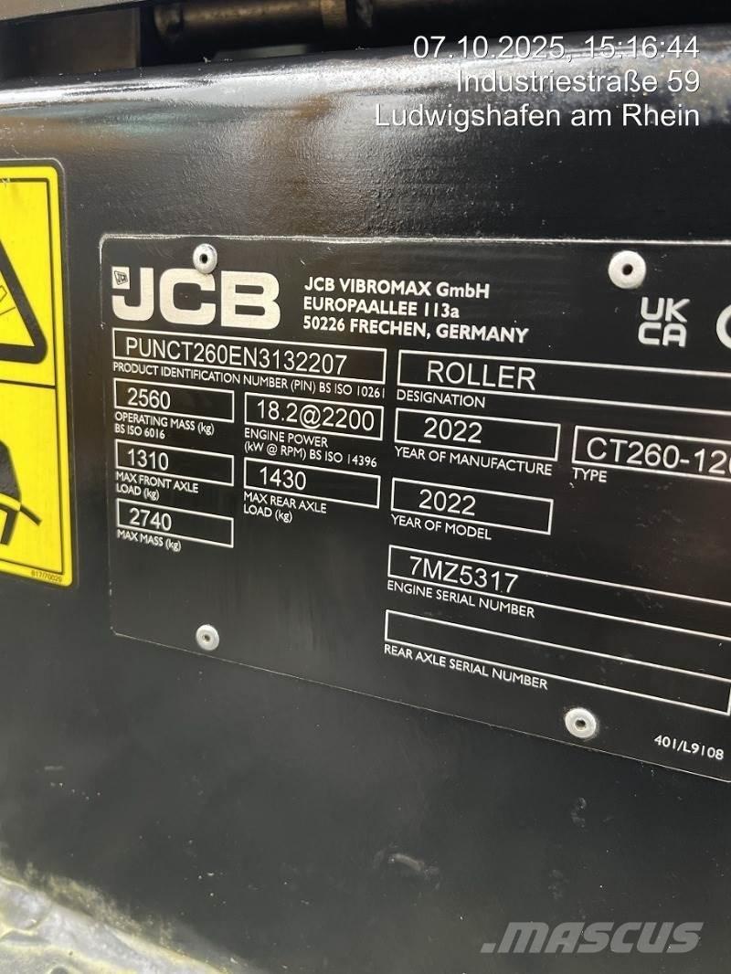 JCB CT260-120 Rulli compattatori