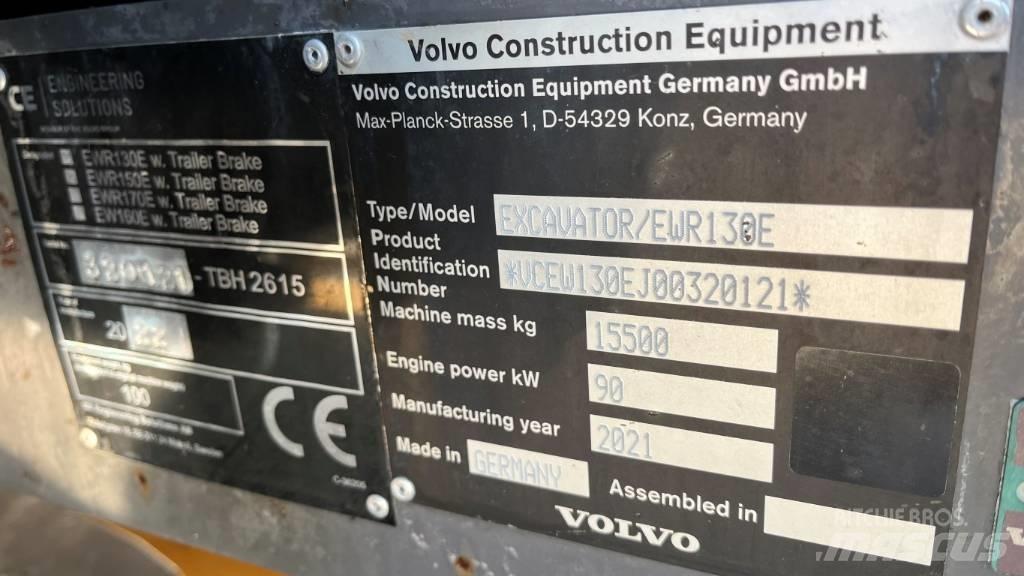 Volvo EWR130E Escavatori gommati