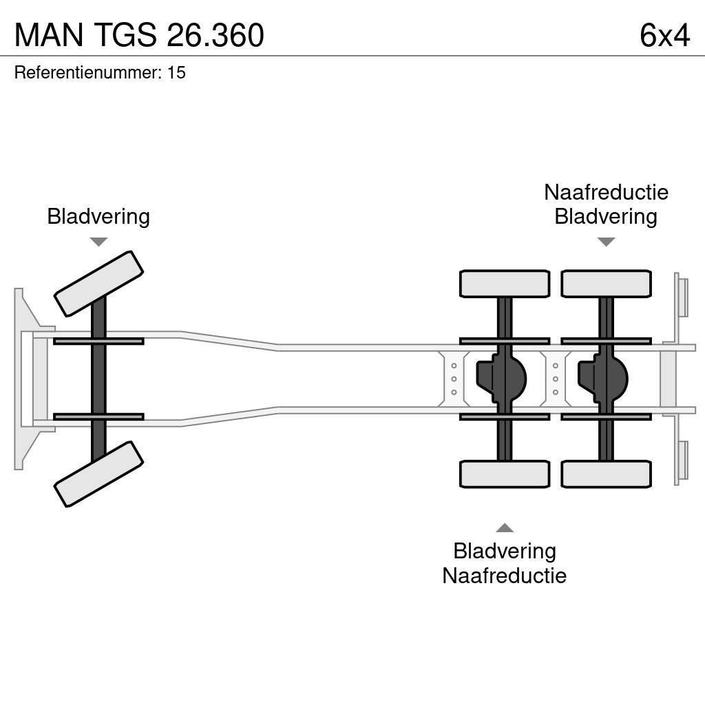 MAN TGS 26.360 Camion ribaltabili