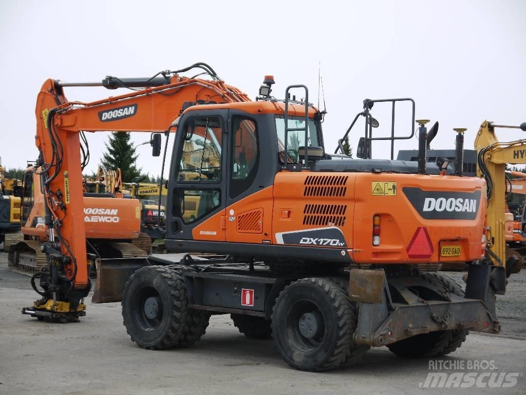 Doosan DX 170 W-5 Escavatori gommati