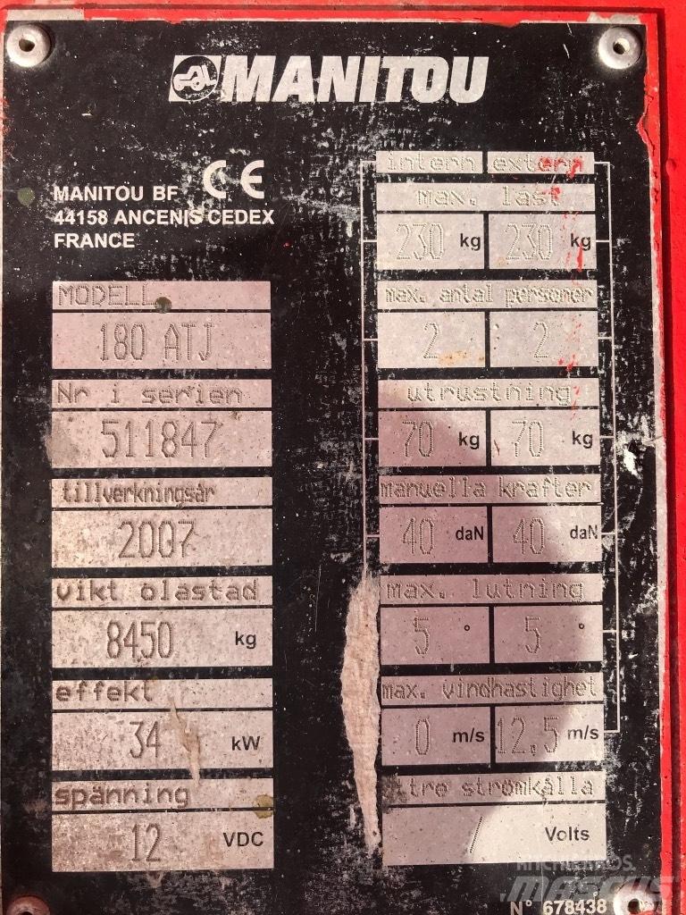 Manitou 180 ATJ Piattaforme a braccio articolato