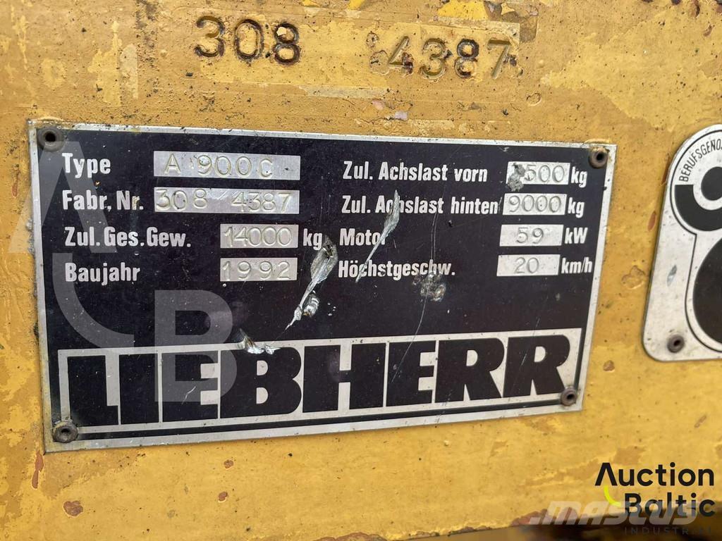 Liebherr A 900 C Escavatori gommati