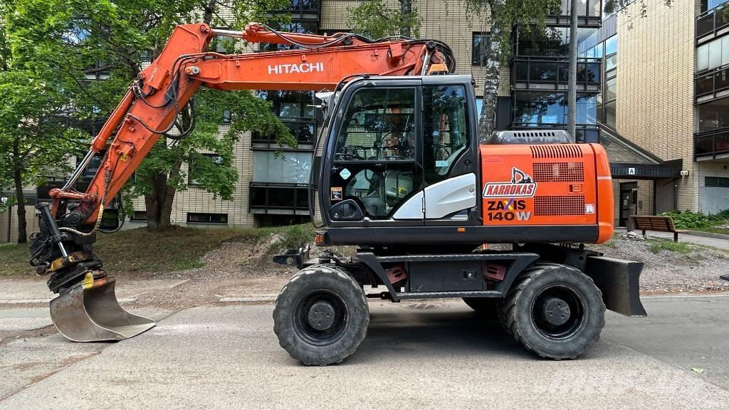 Hitachi ZX140W-5B Escavatori gommati