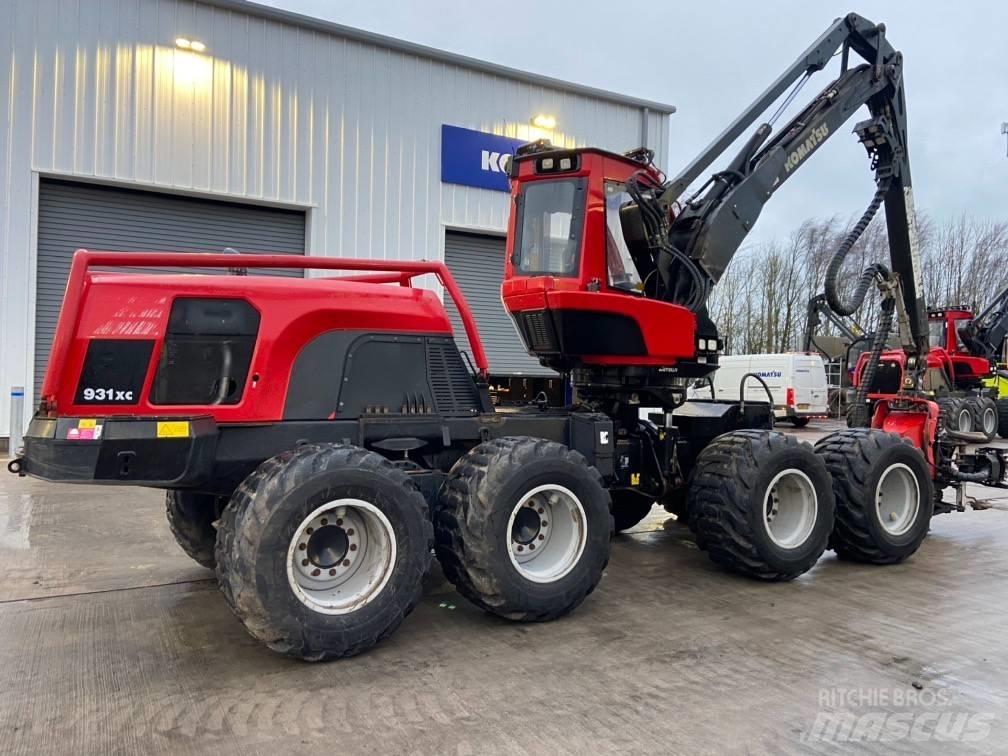 Komatsu 931XC Abbattitrici, Disboscatrici