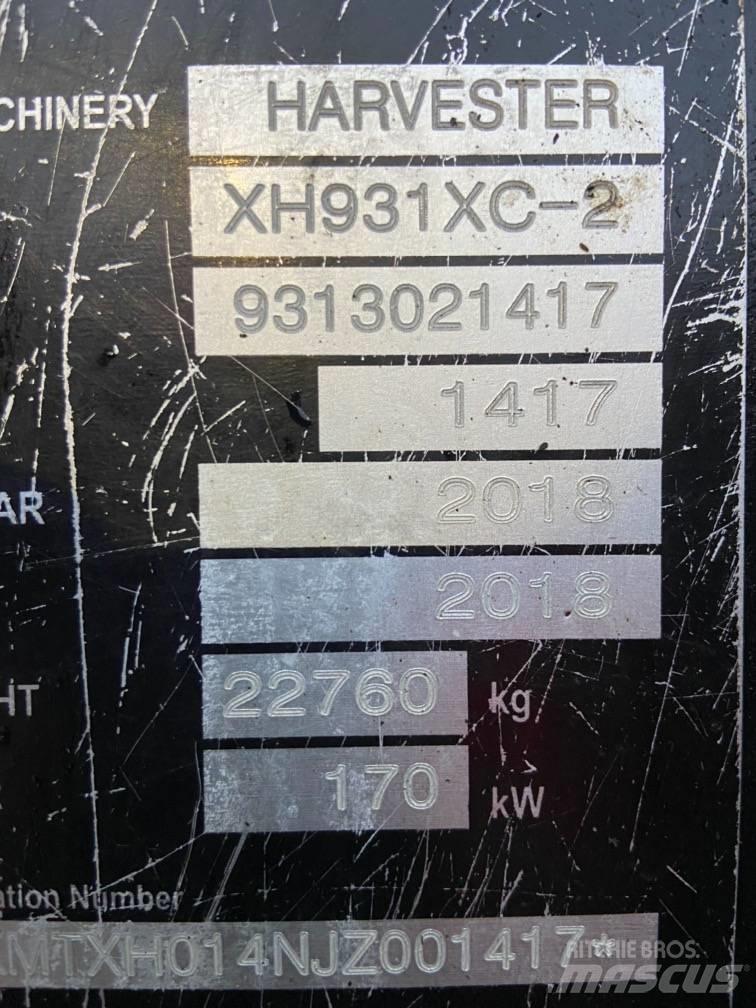 Komatsu 931XC Abbattitrici, Disboscatrici