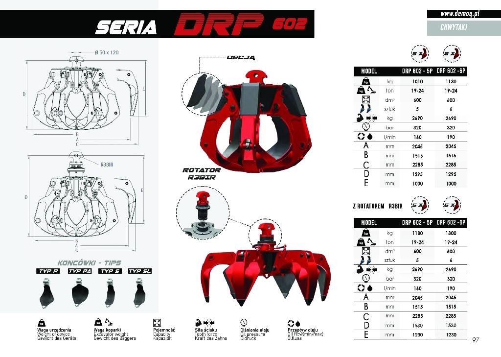  DEMOQ DRP250 4P Pinze