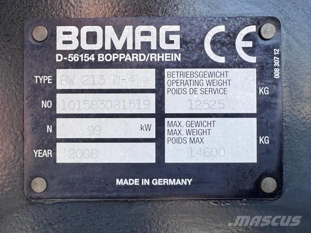 Bomag BW 213 D-4 Rulli monotamburo