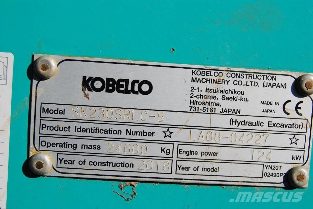 Kobelco SK230SRLC-5 Escavatori cingolati