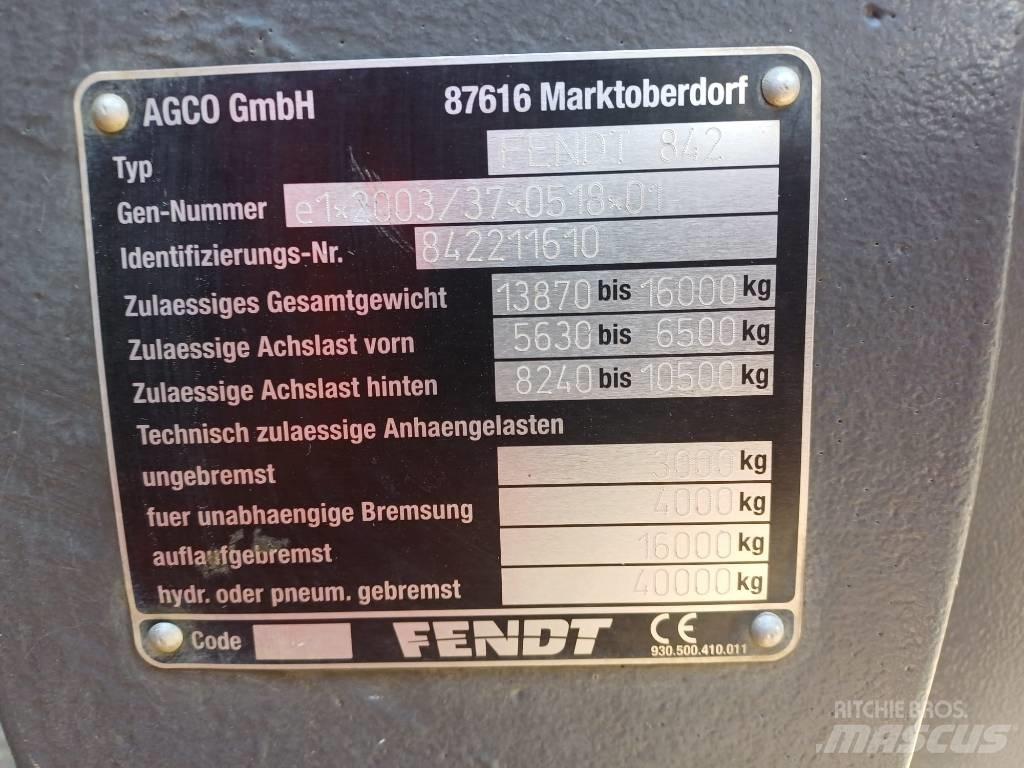 Fendt 828 S4 Trattori