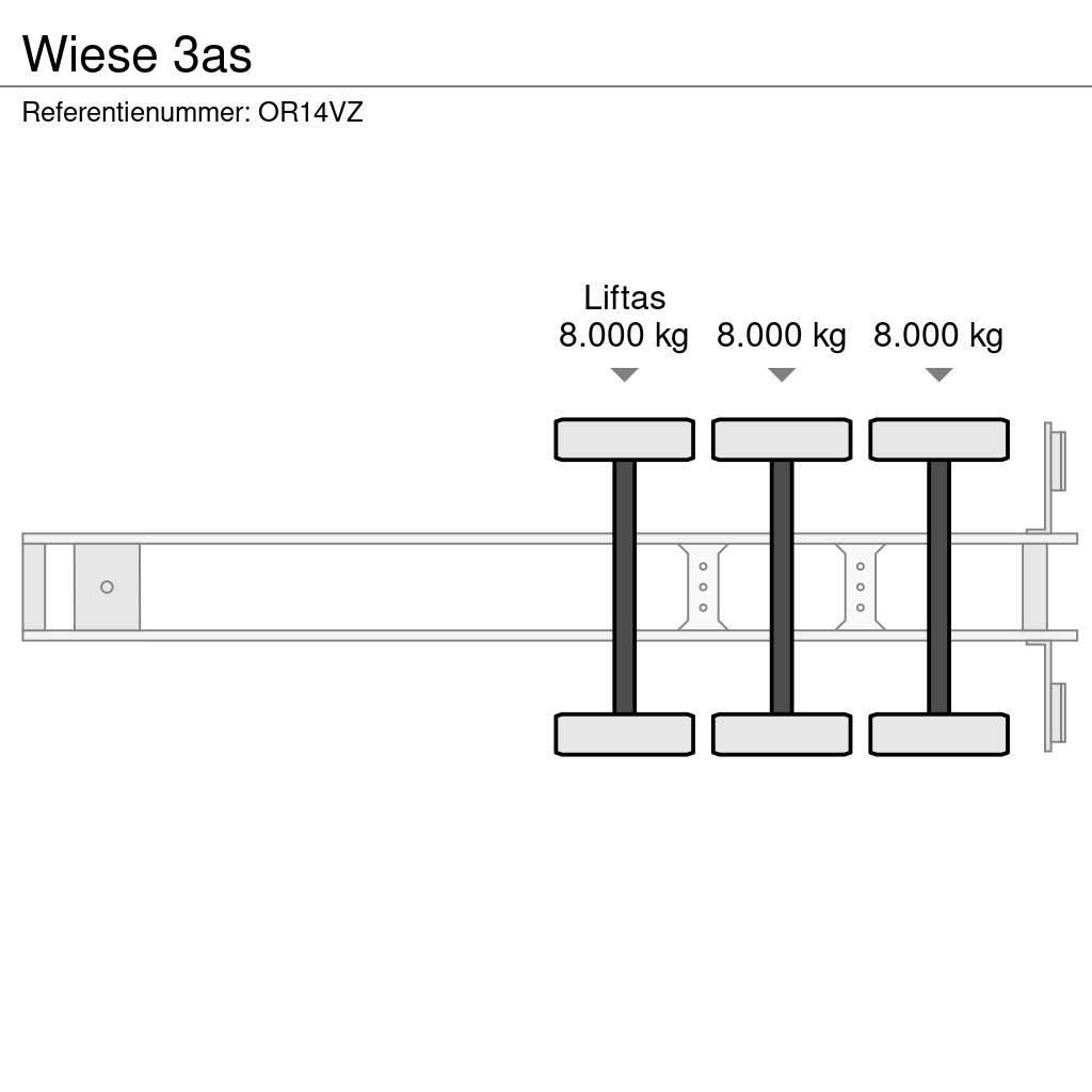Wiese 3as Semirimorchio a pianale