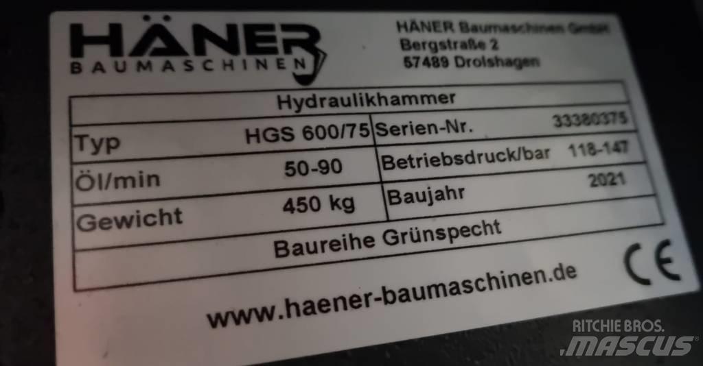Häner HGS 600/75 Martelli - frantumatori