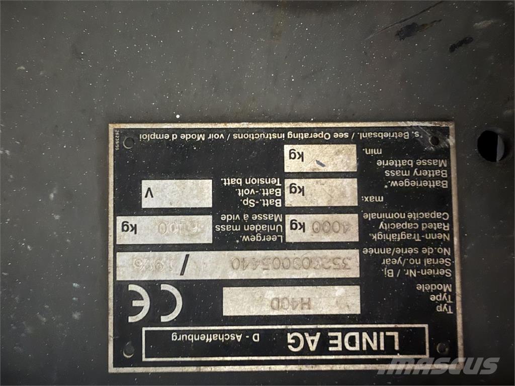 Linde H40D Carrelli elevatori diesel