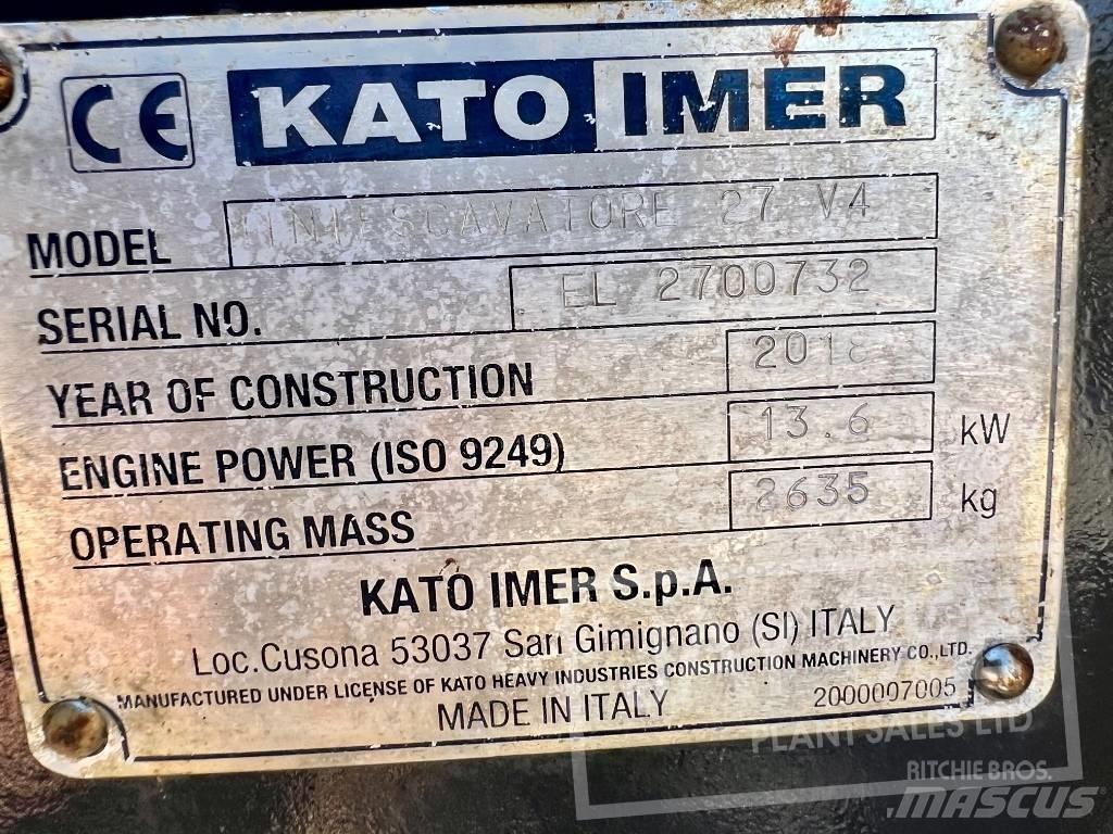 Kato HD27V4 Miniescavatori