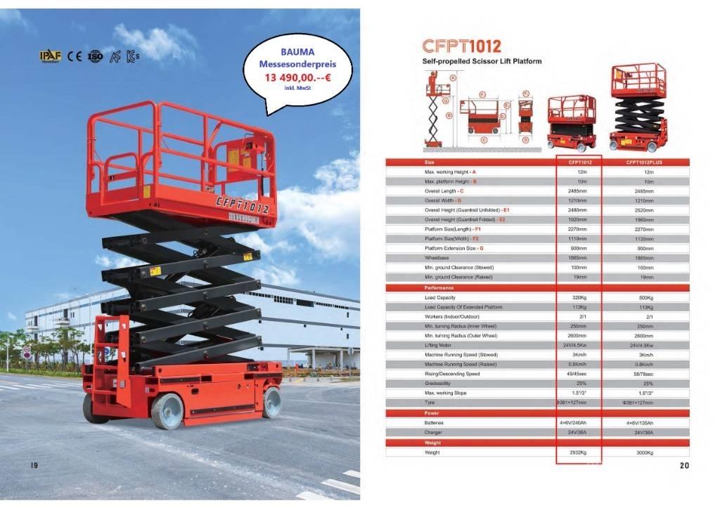 CFMG CFPT1218RTE Piattaforme a pantografo